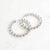 Polished Beaded Hoop Earrings
