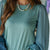 Polka Dot Sleeve Solid Body Tee