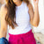 Raised Stripes Knit Tank