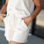 Raised Woven Drawstring Shorts