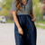 Refined Contrast Button Dress