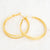 Refined Textured Hoop Earrings **duplicate same as double brush hoop