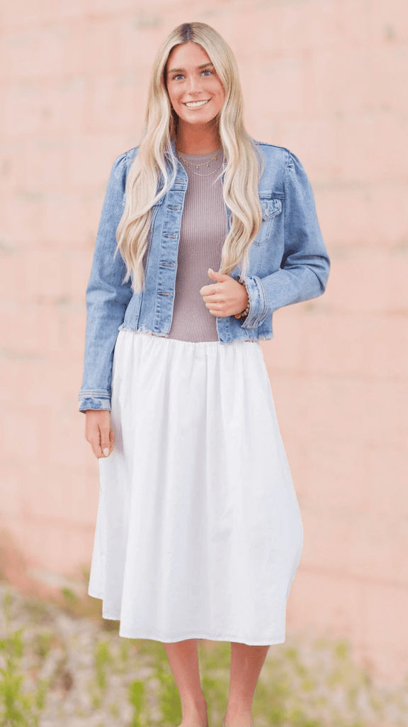 Ribbed Knit Top Midi Dress Mocha / M