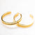 Ridge Detail Hoop Earrings