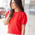 Scallop Moment Sweater Tee