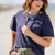 Scallop Stitched Trim Tee