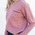 Scalloped Trim Pocket Sweater