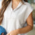 Short Sleeve Scuba Quarter Zip Pullover