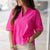 Signature Stitch V Blouse