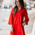 Simply Scalloped V Dress