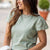 Soft Whimsy Eyelet Sleeve Blouse