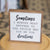 Sometimes I Wonder Wood Sign