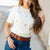 Stitched Boots Knit Tee