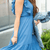 Stitched Dots Fluttery Trim Dress