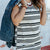Striped Dolman Tee Dress