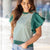 Striped Faux Layered Blouse