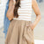 Striped Knit Bubble Hem Dress