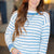 Striped + Stitched Sweater