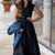 Stroll The Square Midi Dress