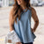 Structured Denim Swing Tank