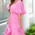 Subtle Floral Midi Dress