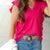Subtle Stripes Butterfly Trimmed Tee