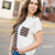 Textured Contrast Tee