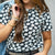 Textured Daisies Tee