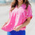 Textured Dots Relaxed V Tee