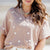 Textured Dots Relaxed V Tee
