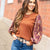 The Meadowlane Contrast Sleeve Blouse