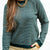 Thin Striped Raw Seam Sweater