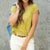 Thin Striped V Tee