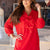 Tie Front 3/4 Sleeve Dress