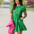 Tie It Up Eyelet Dress