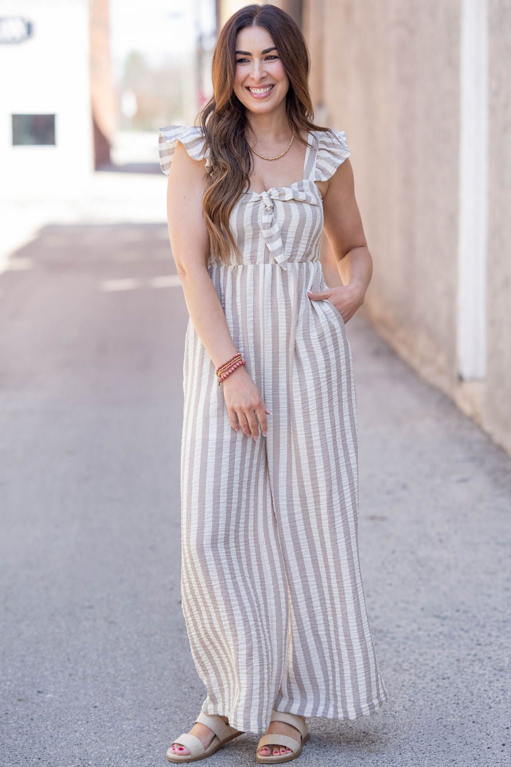 サロペット・オーバーオール・オールインワン FOLDED HEM DETAIL JUMP SUITS BEEDEN Shop Boutique Jumpsuits | Betsey's Boutique Shop
