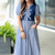 Tied With A Bow Midi Dress