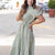 Timeless Lines Tiered Midi Dress