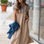 Timeless Plaid Trim Maxi Dress