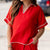 Trimmed In Charm Collared Tee