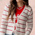 Trio Tie Striped Cardigan