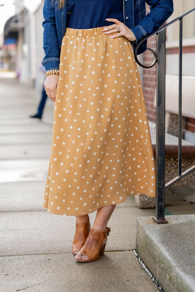 Midi Dot Skirt - Betsey's Boutique Shop