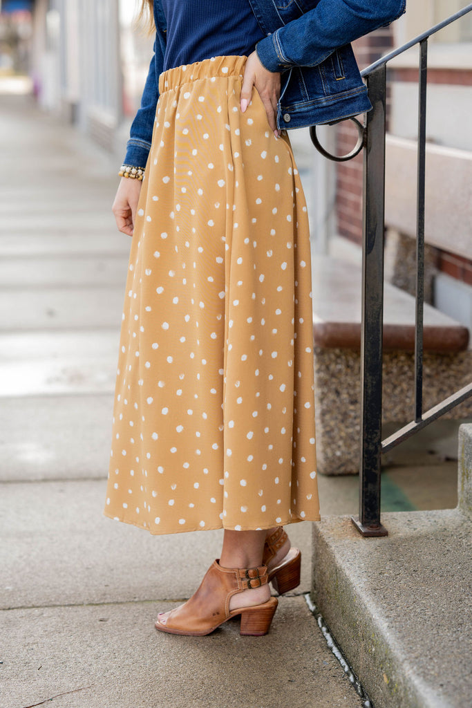 Midi Dot Skirt - Betsey's Boutique Shop