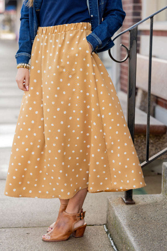 Midi Dot Skirt - Betsey's Boutique Shop