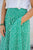 Daisies Button Accented Maxi Skirt