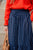 Mixed Stripes Ruffle Bottom Midi Skirt