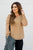 Swiss Dot Sheer Cinched Sleeve Blouse
