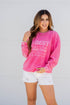 Best Things In Life Ribbed Graphic Crewneck