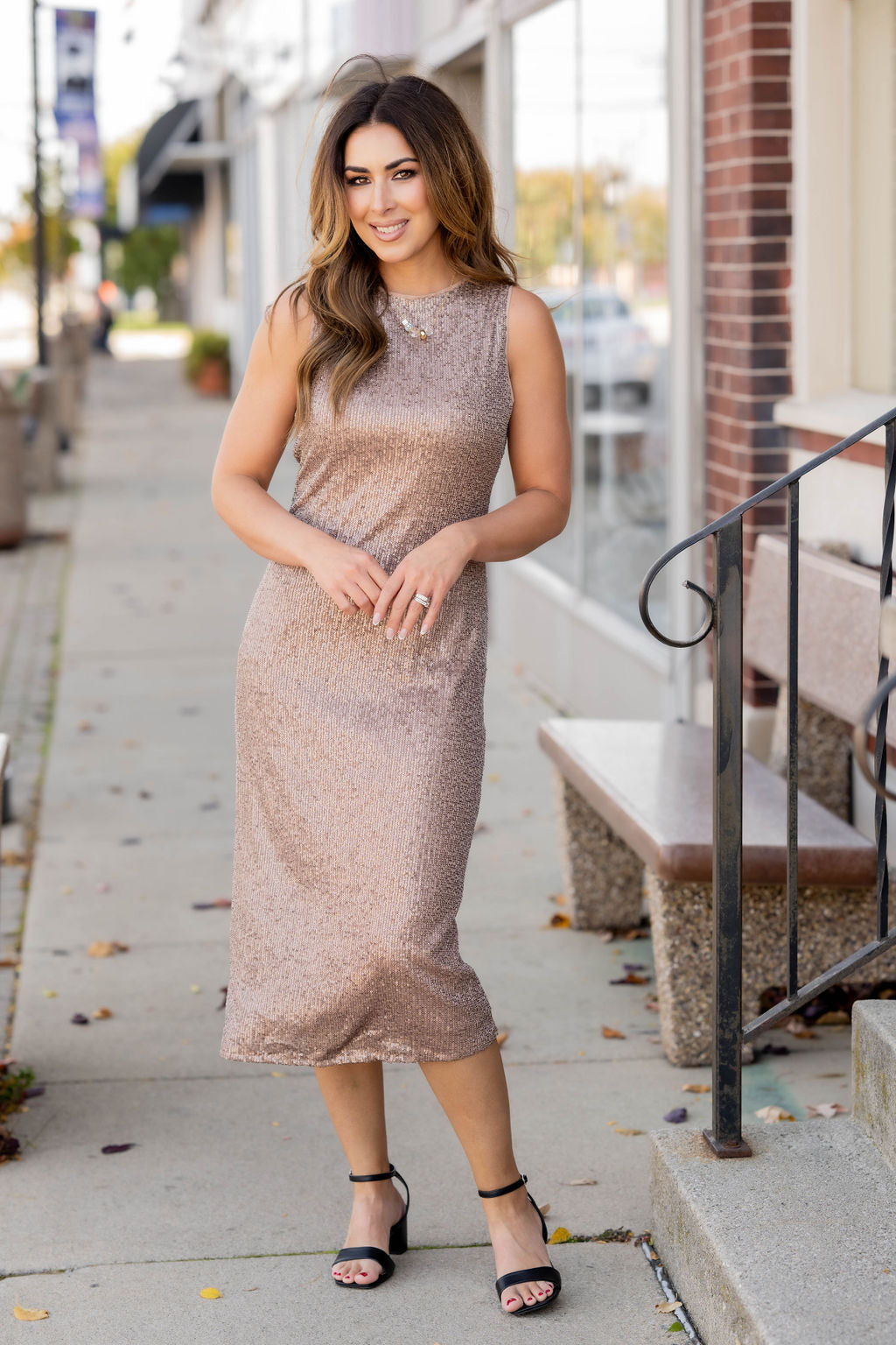 sequin tank dress MIKUTA