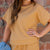 Raised Woven Relaxed Sleeve Tee